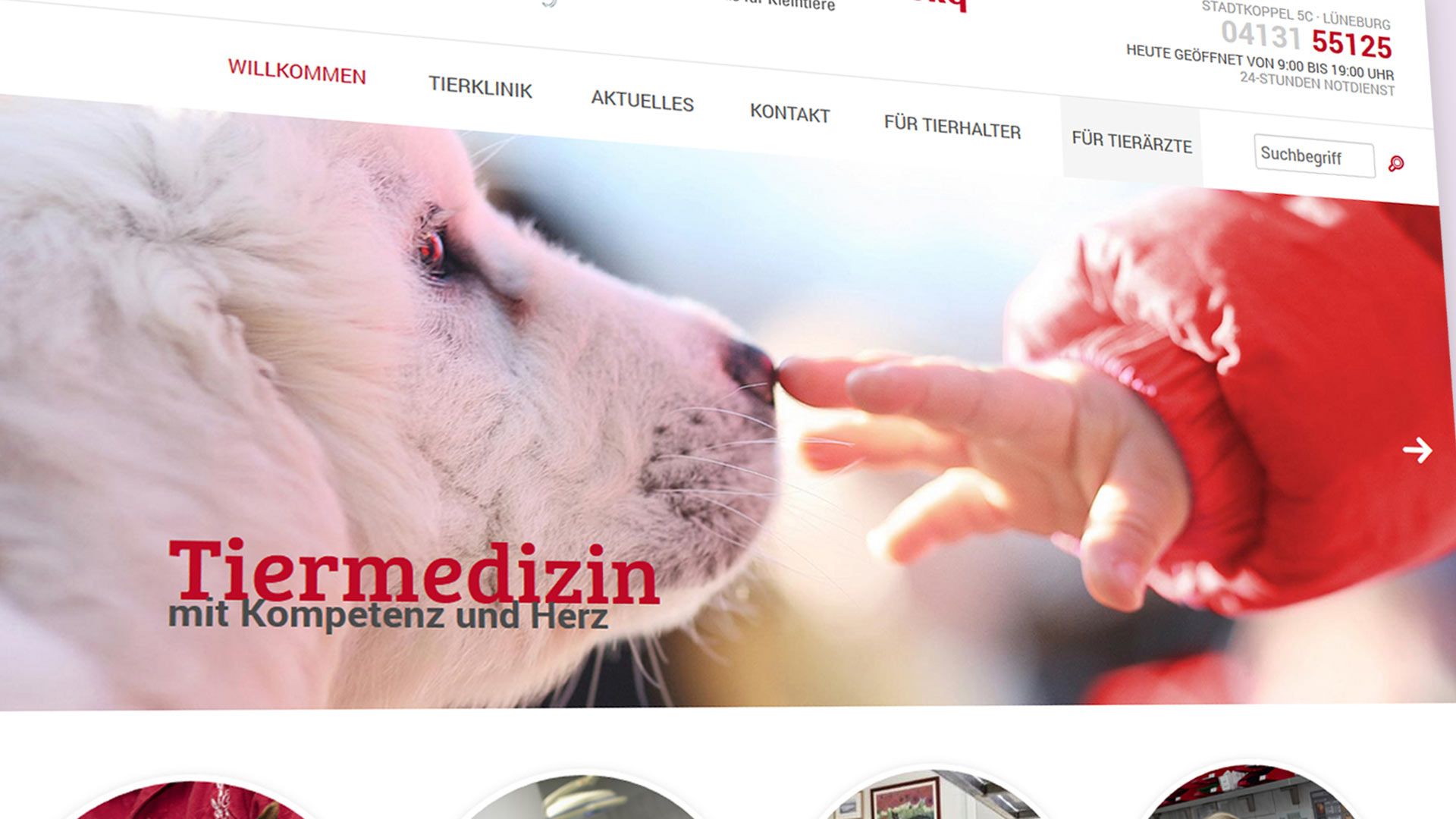 Website Relaunch Tierklinik Lüneburg